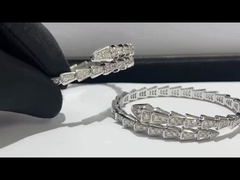 Or massif à extrémité élevé vrai Diamond Jewelry Luxury Hk Setting des bijoux 18k de Bvlgari