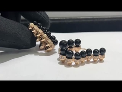 bijoux faits sur commande de luxe de la boucle d'oreille 18k de Cartier de bijoux de boucles d'oreille de diamant de bonne qualité