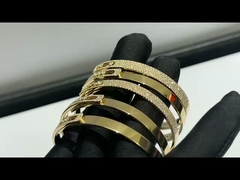bracelet de luxe de Messika de diamant du souhait 18k de bijoux de diamant de marque faite sur commande