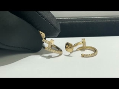 marque de luxe de boucles d'oreille de Cartier de fabricant de bijoux d'usine