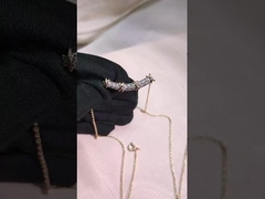 Vrais diamants en or 18 carats de la joaillerie, designs modernes pour le marché du luxe