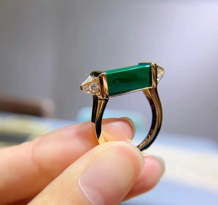 Les Berlingots De Brand Ring 18K Gold Diamonds Ring Luxury 12 Diamonds 0.33 Carat
