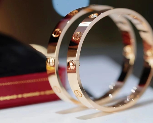0.4ct Diamonds Brand Love Bracelet 6 Diamonds 18K Yellow Gold Bracelet