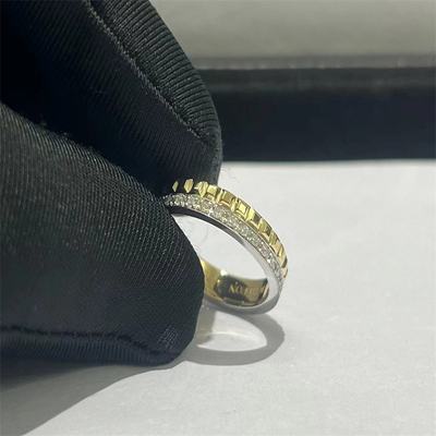 Luxury Best Quality Diamond HK Setting Jewelry Custom  18k Gold Diamond Ring