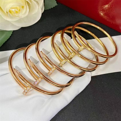 High Jewelry Brand Juste Un Clou Bracelet Rose Gold Diamond bracelet
