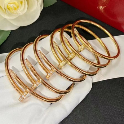 High Jewelry Brand Juste Un Clou Bracelet Rose Gold Diamond bracelet