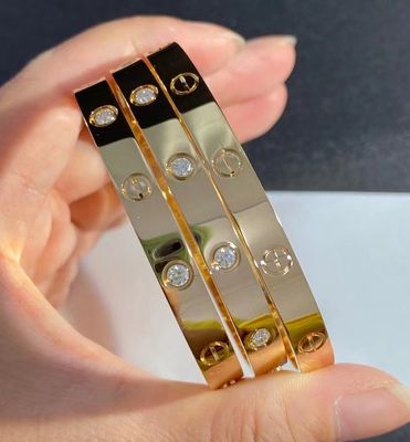 18k best quality gold jewelry Custom Jewelry Manufacturer Hk Setting Bangle