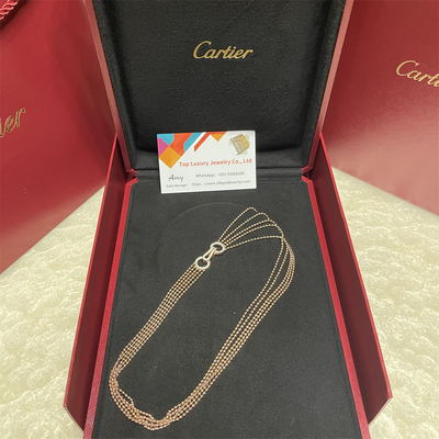High End French Brand Jewelry Timeless Style 18k Custom Necklace