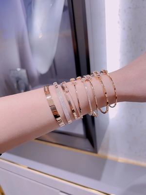 Origin Luxury 18K Gold Diamond Bracelet Exquisite Craftsmanship AU750 Gold Jewelry