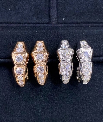 VS2 Clarity Luxury Diamond Jewelry Round Cut 18k Gold Jewelry Factory