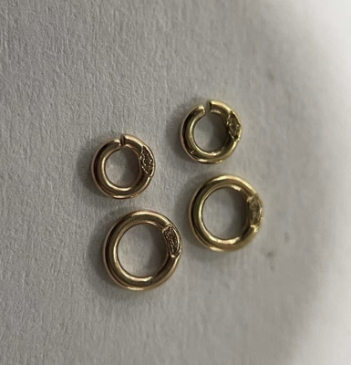 Hypoallergenic Alloy Round Mounting Jewelry Set in Yellow White and Rose Gold 750 Jewelry Making