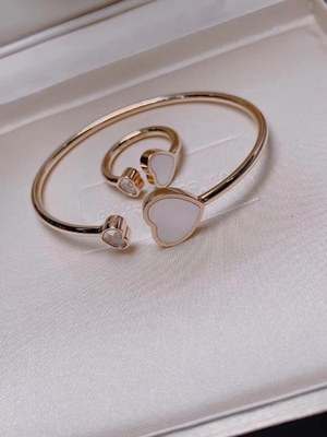 Chopard Happy Diamonds Ice Cube Jewelry Collection Modern Round Bracelet For Women 750 Gold
