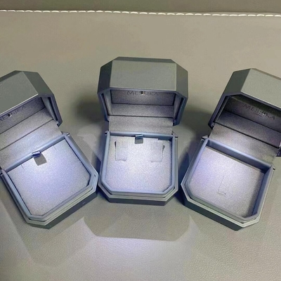 Custom Traditional Style Durability Jewelry Box With Glossy Finish And Lock Closure