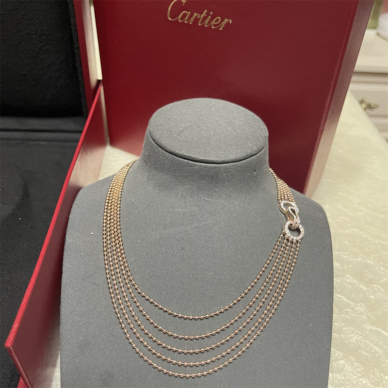 High End French Brand Jewelry Timeless Style 18k Custom Necklace