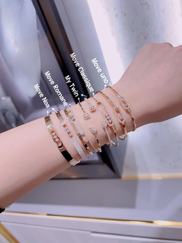 Origin Luxury 18K Gold Diamond Bracelet Exquisite Craftsmanship AU750 Gold Jewelry