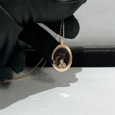 Chopard High End Happy Collier en diamant or massif bijoux de luxe pour femmes
