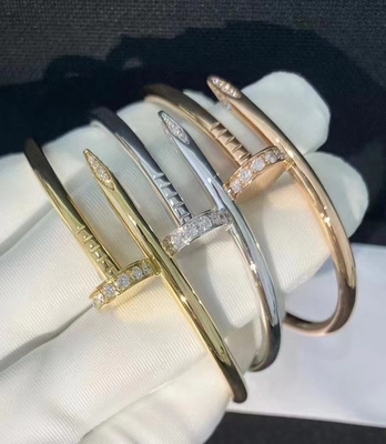 18K or fait sur commande de luxe Diamond Bracelet Original Quality 1pcs MOQ