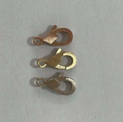 Joaillerie de montage ronde en alliage hypoallergénique en or jaune blanc et rose 750