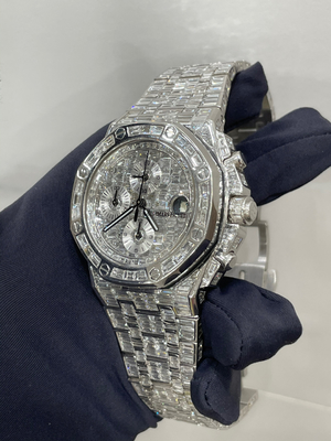 Moissanite Diamond Iced Out Mechanical Man Watch Vente en gros de montres de marque célèbre