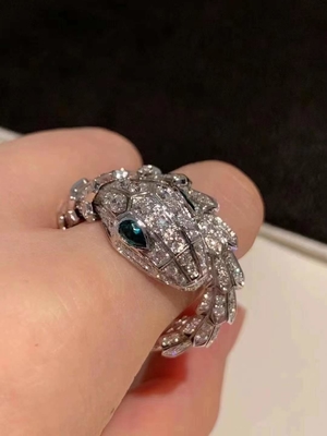 ISO9001 Vvs Diamant 18K Or Bague Diamant bijoux de luxe